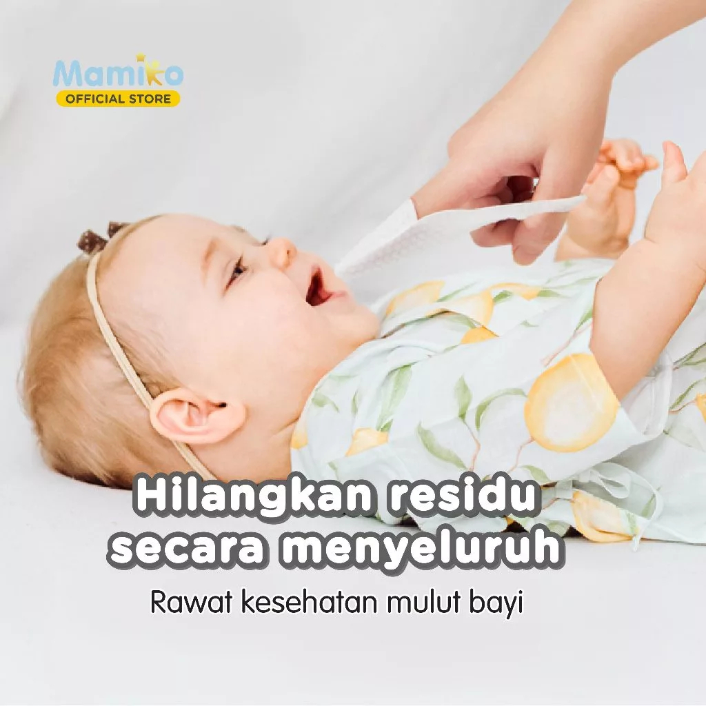 Mamiko Baby Finger Oral Wipes / Pembersih Lidah Bayi Disposable