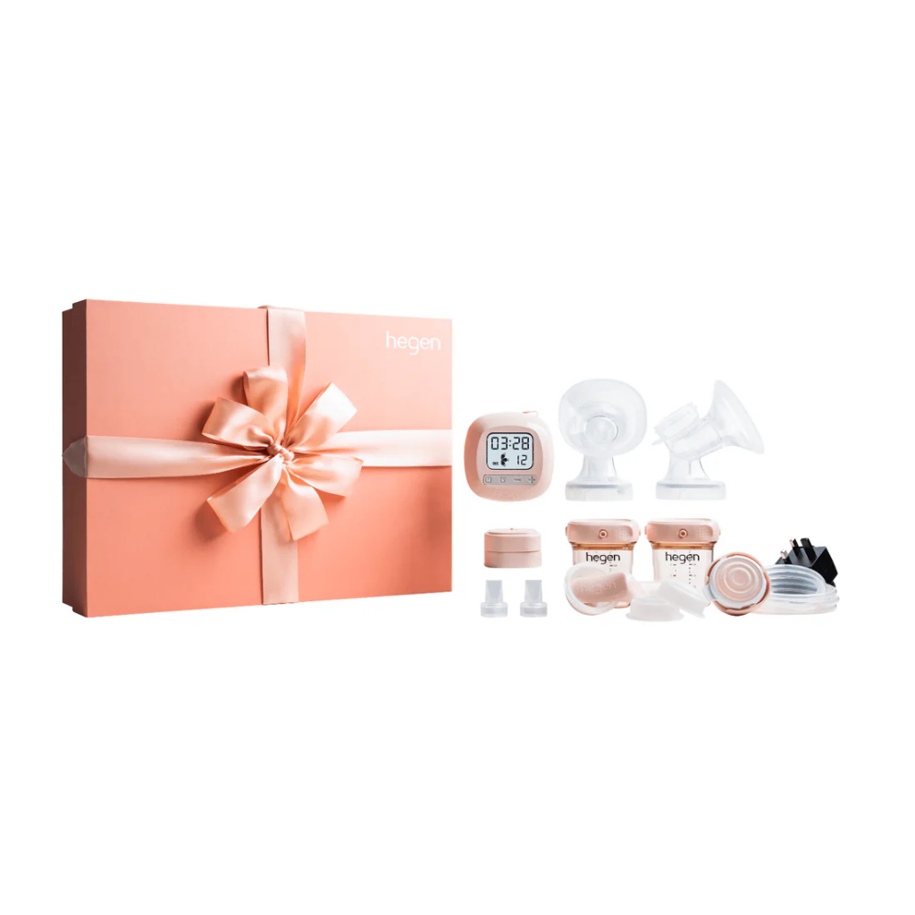 Hegen PCTO Double Electric Breast Pump Portable SoftSqround | Gift Set Breastpump Pompa Asi Eletrik