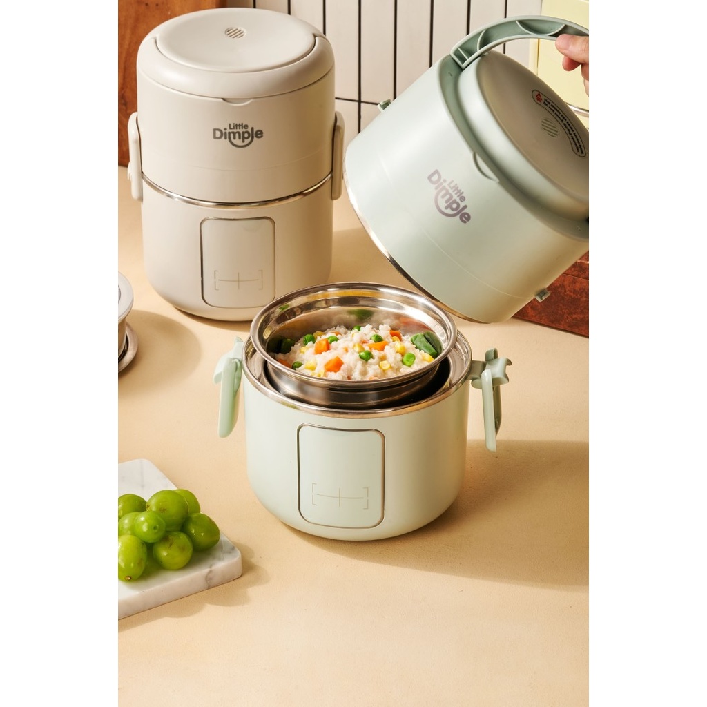 Little Dimple Portable Electric Cooker / Alat Masak Mpasi Bayi Multifungsi EC 828