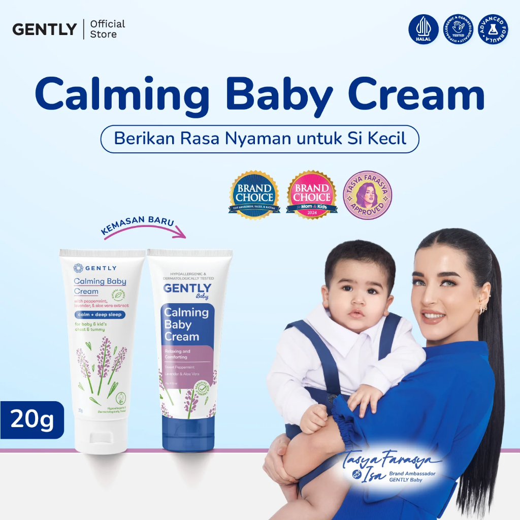 Gently Baby Calming Baby Cream | Krim Anak Bayi Newborn