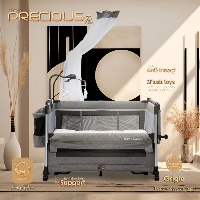 Babyelle Precious Pline Prestige Edition Deluxe 3 in 1 Auto Fold Baby Box BE 1999 XLR | Ranjang Tidur Bayi