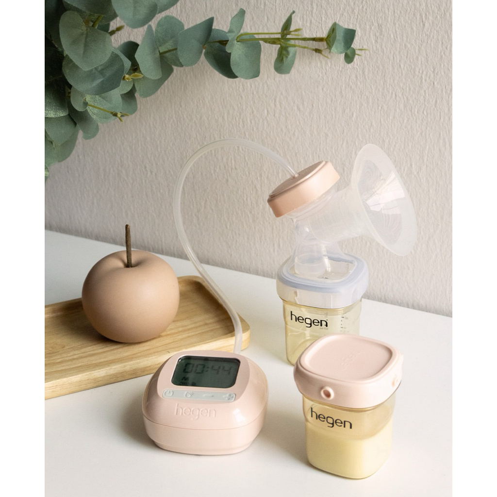 Hegen PCTO Double Electric Breast Pump Portable SoftSqround | Gift Set Breastpump Pompa Asi Eletrik