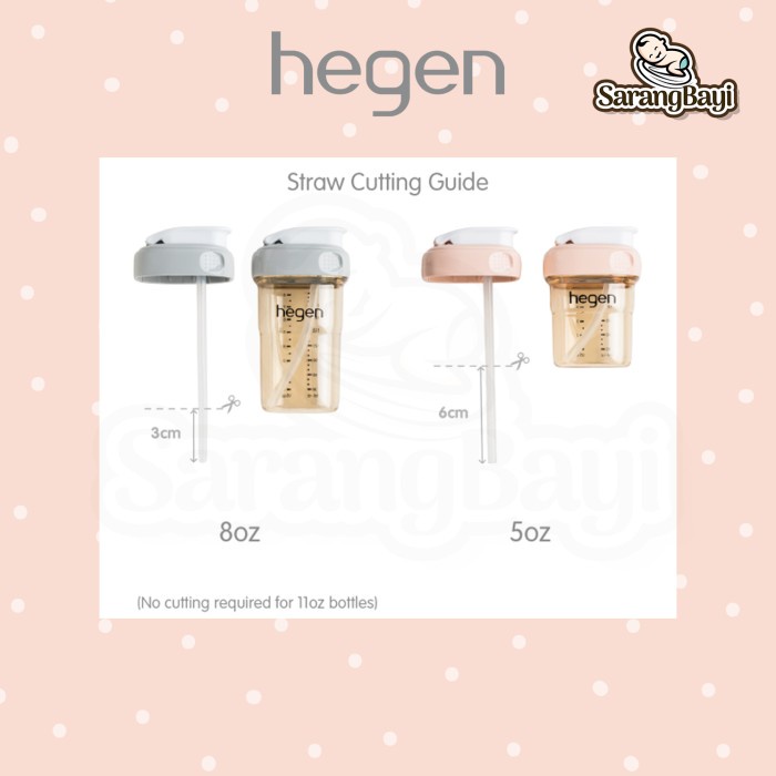 Hegen Straw Replacement Set / Sedotan Pengganti