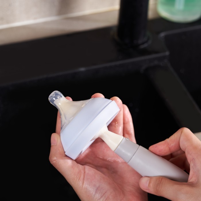 Little Dimple Premium Silicone Bottle Brush / Premium Sponge Bottle Brush / Sikat Pembersih Cuci Botol