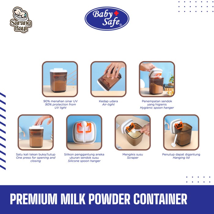 Baby Safe Premium Milk Powder Container