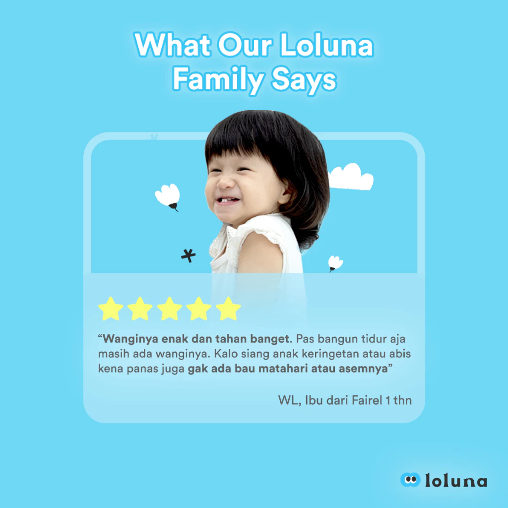 Loluna Baby Hair Lotion / Losion Rambut Anak Bayi
