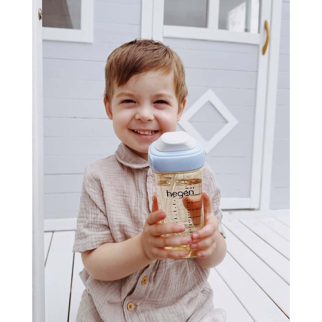 Hegen PCTO Straw Cup PPSU / Botol Minum Sedotan Anak | 8oz 240ml Slow Flow 6M+ / 11oz 330ml 9M+