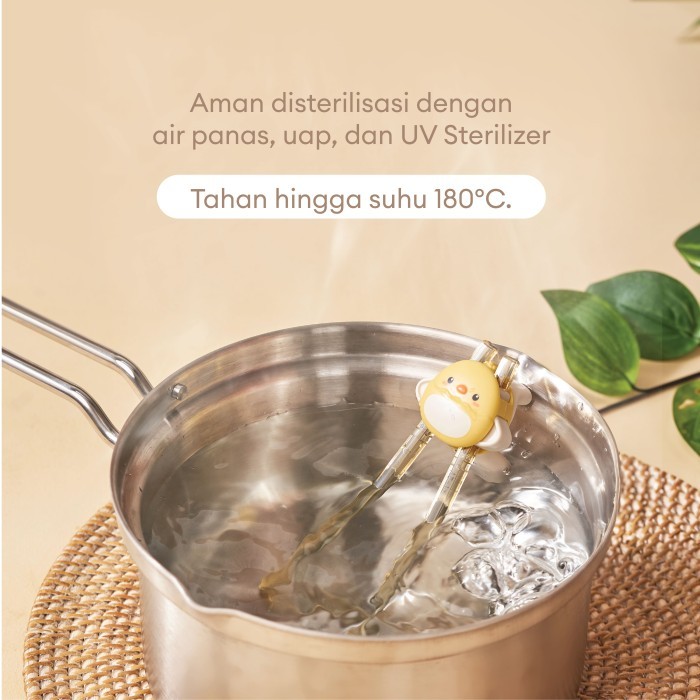 Little Dimple 3 Stages Training PPSU Chopsticks / Training Sumpit Anak Bayi