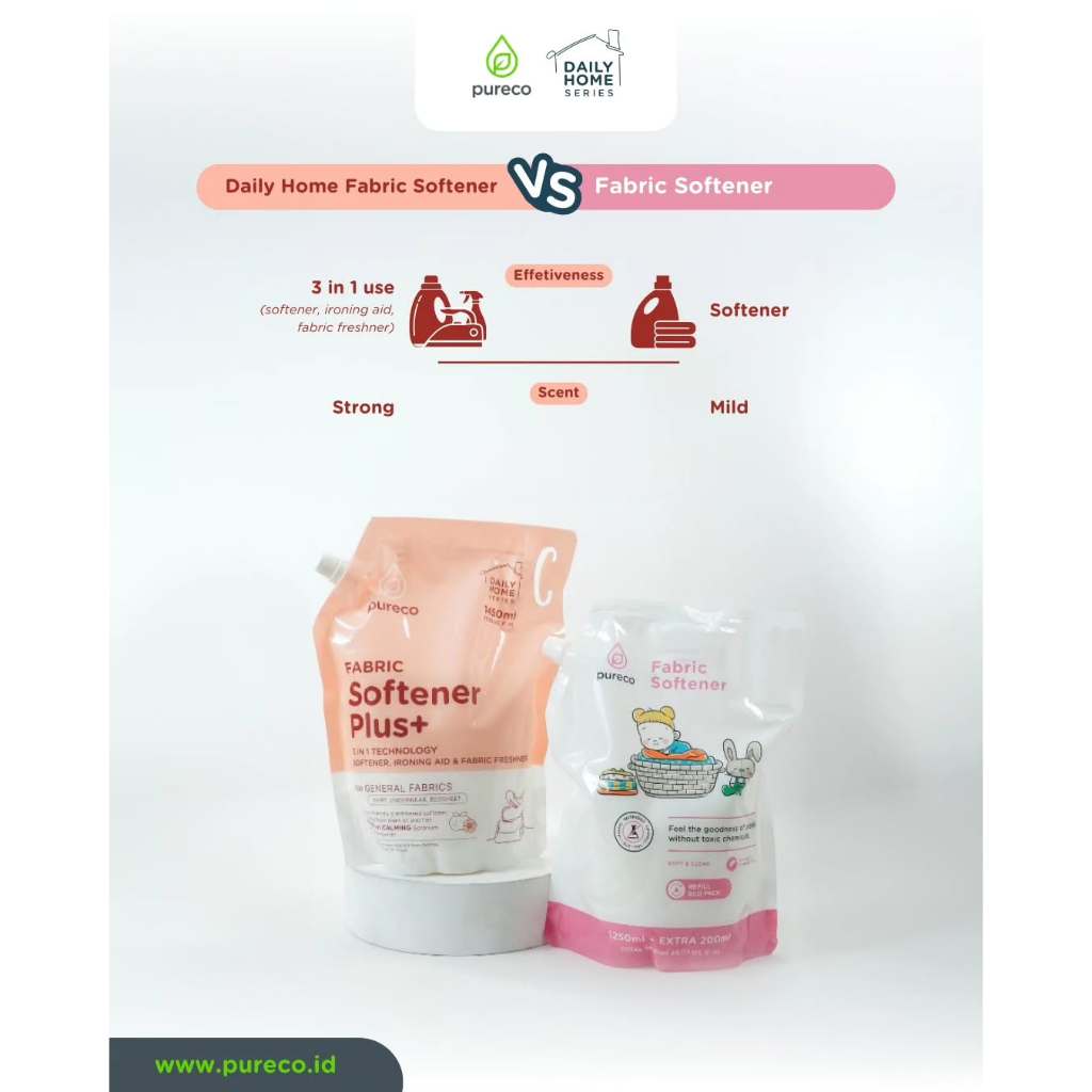 Pureco Refill Pouch Eco Pack 1450ml / Liquid Detergent Liquid Dish and Bottle Soap Liquid Handsoap Fabric Softener Daily Home