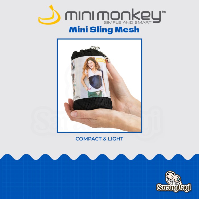 Minimonkey Mini Sling Mesh / Gendongan Bayi Mini Monkey