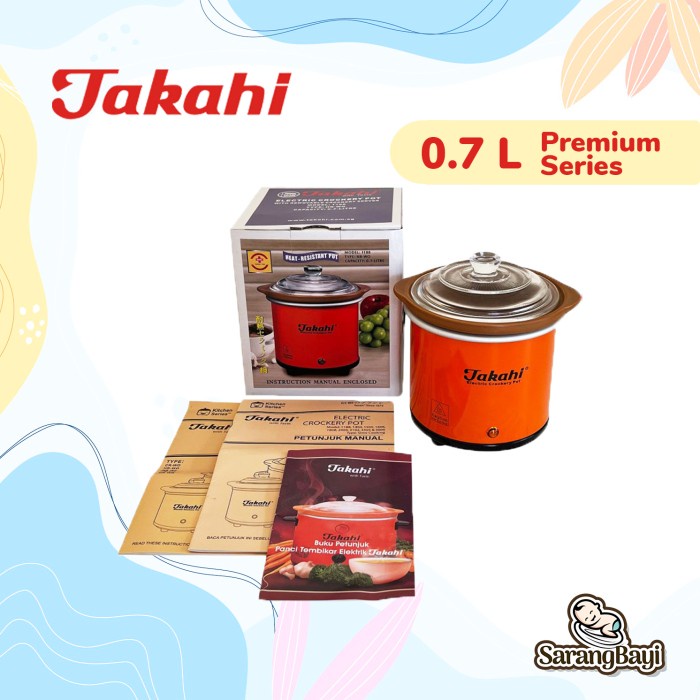 Slow Cooker Takahi Premium Series 0.7 Liter
