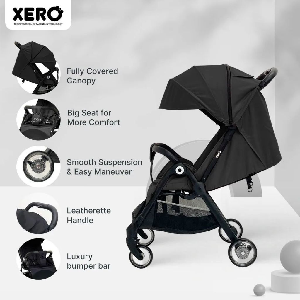 Xero 3 Stroller Autofold Cabin Size New Version Xero3 / Kereta Dorong Bayi