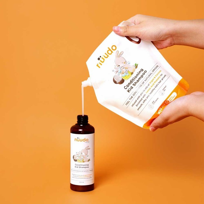 Nuudo Refill Ecopack 700ml / Conditioning Kids Shampoo Bubbly Kids Body and Face Wash