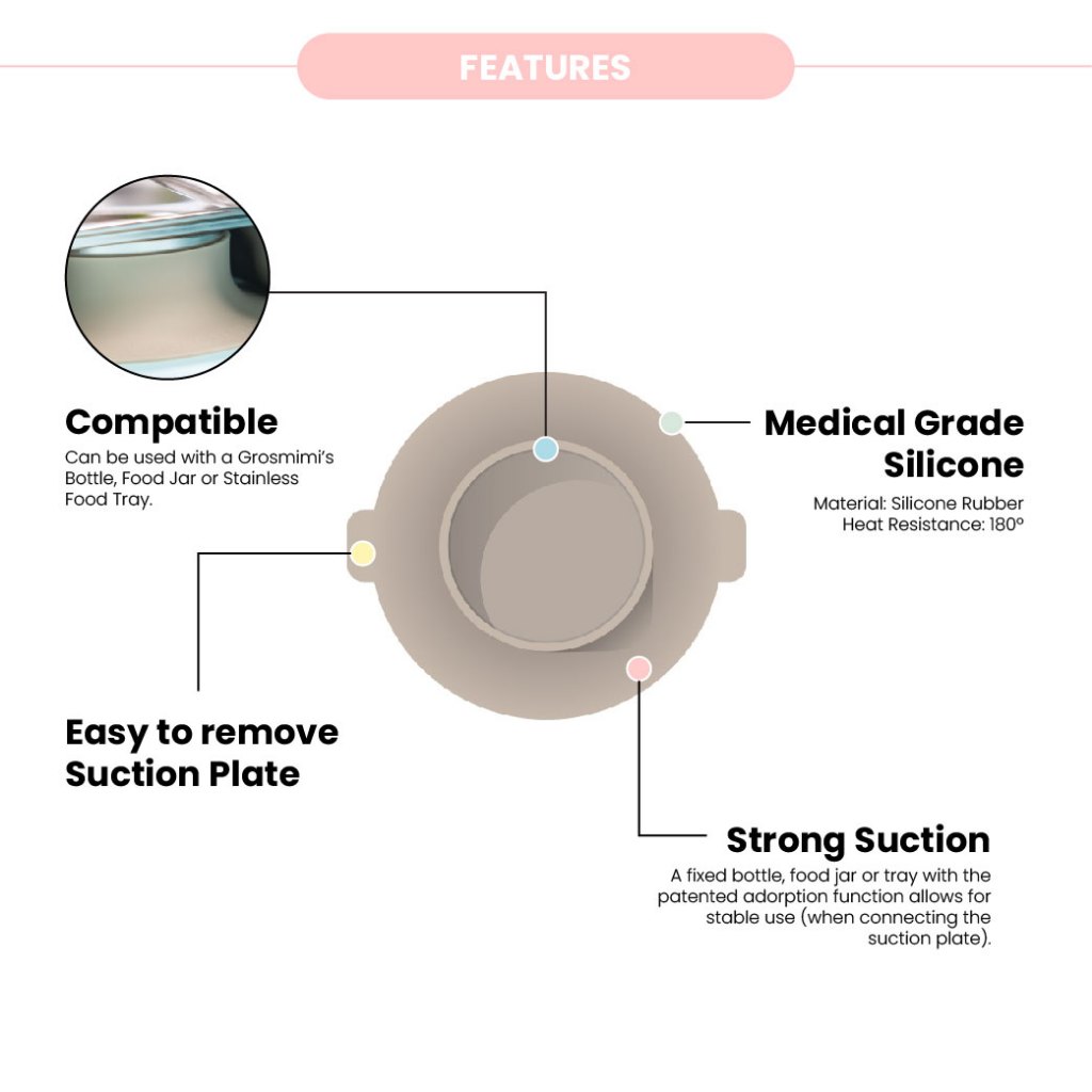 Grosmimi Silicone Suction Plate