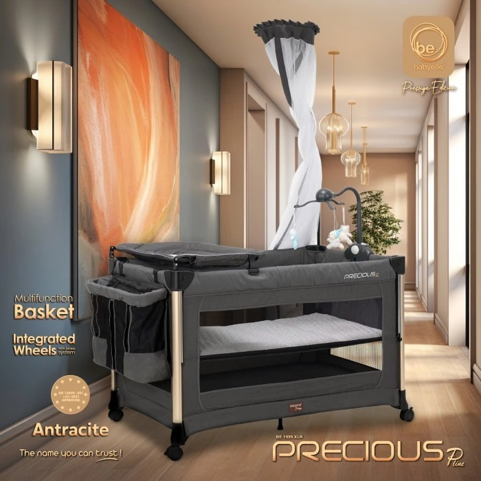 Babyelle Precious Pline Prestige Edition Deluxe 3 in 1 Auto Fold Baby Box BE 1999 XLR | Ranjang Tidur Bayi