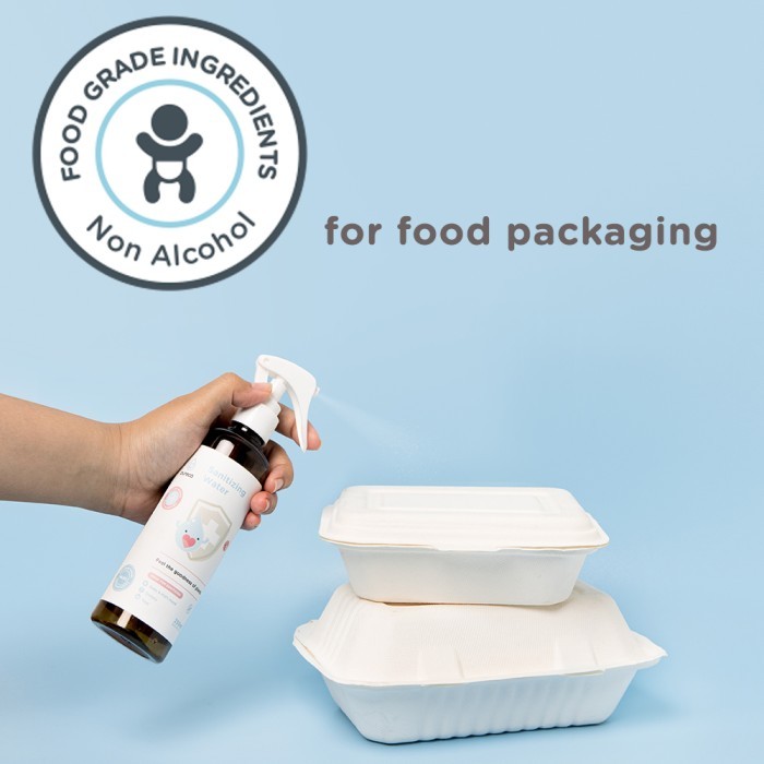 Pureco Sanitizing Water / Desinfektan Food Grade / Semprotan Sanitasi Non Alkohol Travel Size Home Size Refill