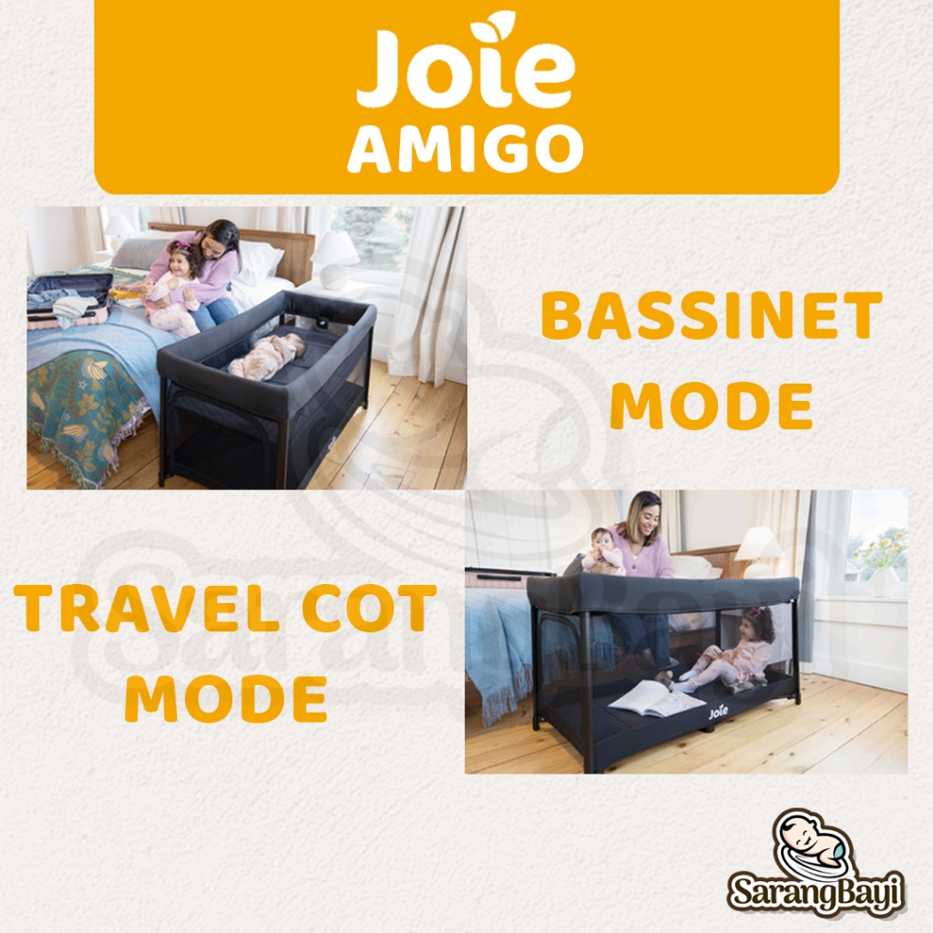 Joie Playard Amigo 120 Travel Cot / Baby Box Tempat Tidur Bayi
