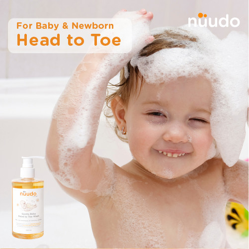 Nuudo Gentle Baby Head To Toe Wash / Sabun Mandi Anak Bayi Travel Size Home Size Refill