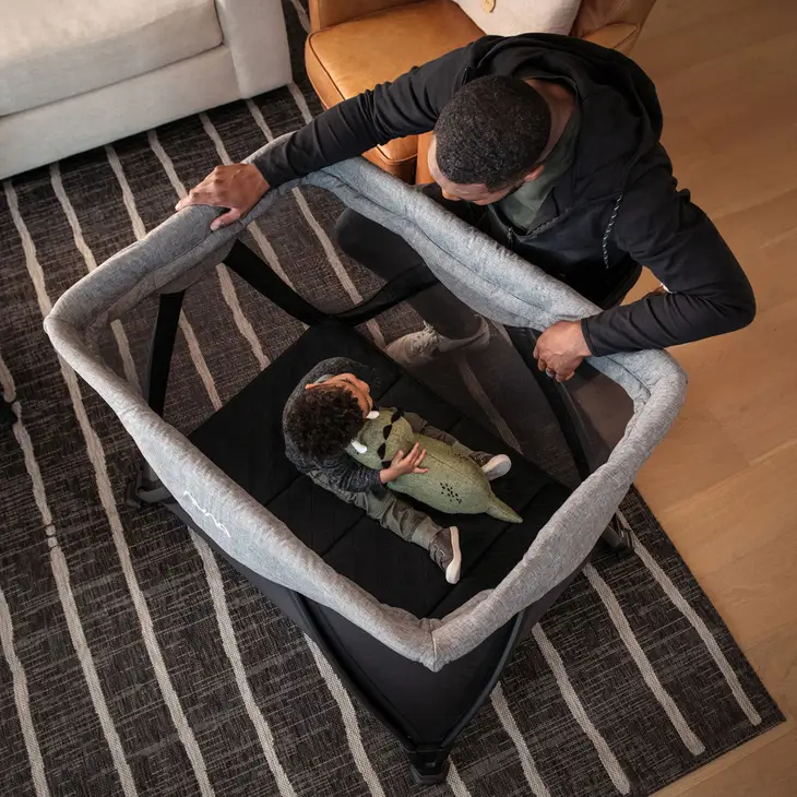 Nuna Sena Aire Sleeping Baby Cot / Box Tempat Tidur Anak Bayi | Charcoal / Riveted