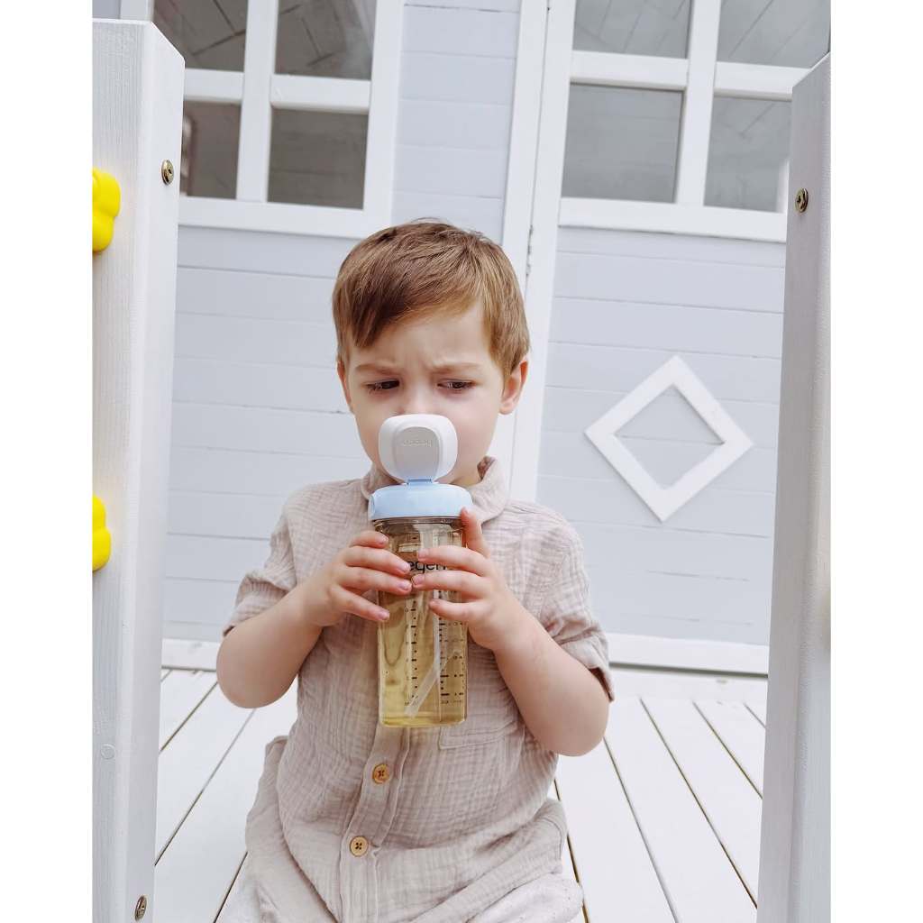 Hegen PCTO Straw Cup PPSU / Botol Minum Sedotan Anak | 8oz 240ml Slow Flow 6M+ / 11oz 330ml 9M+