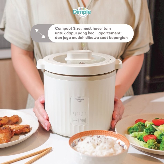 Little Dimple Healthy Multi Cooker / Slow Cooker Rice Cooker Multifungsi MC 858
