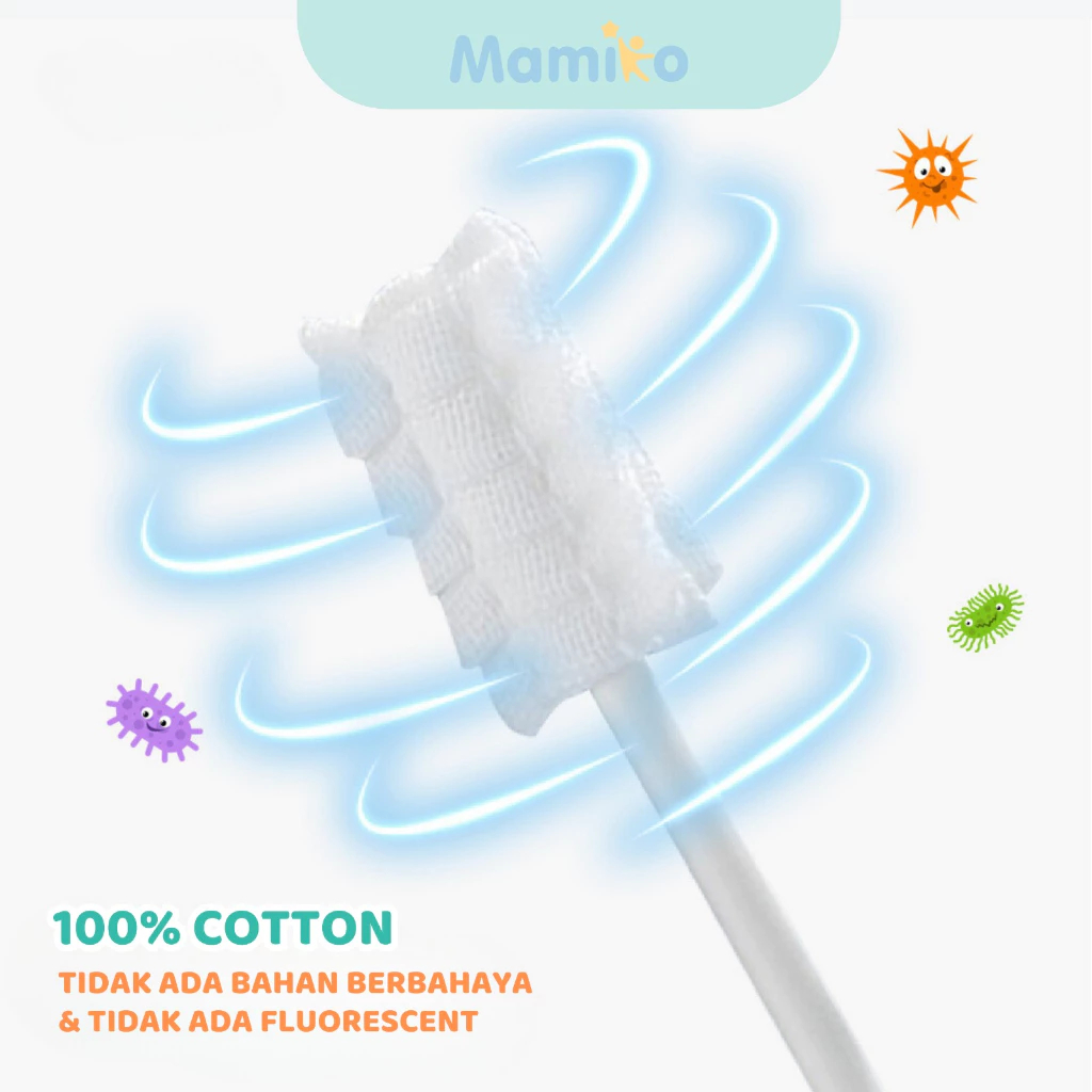Mamiko Baby Oral Cleaner / Pembersih Mulut Gigi Lidah Gusi Anak Bayi
