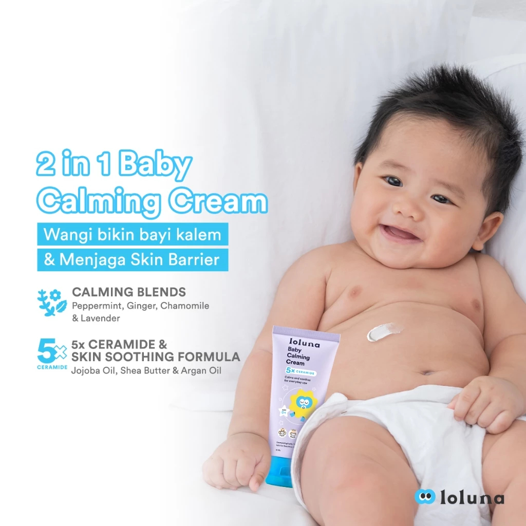 Loluna Baby Calming Cream / Krim Penghangat Menenangkan Anak Bayi