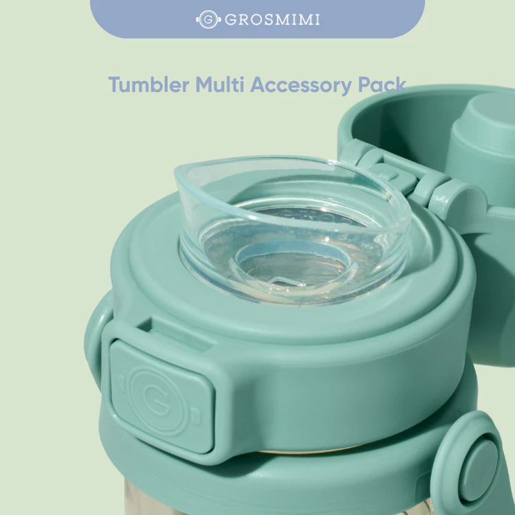 Grosmimi Tumbler Multi Accessories Pack Cap Silicone Tip Hand Strap / Aksesoris Tutup Tumbler