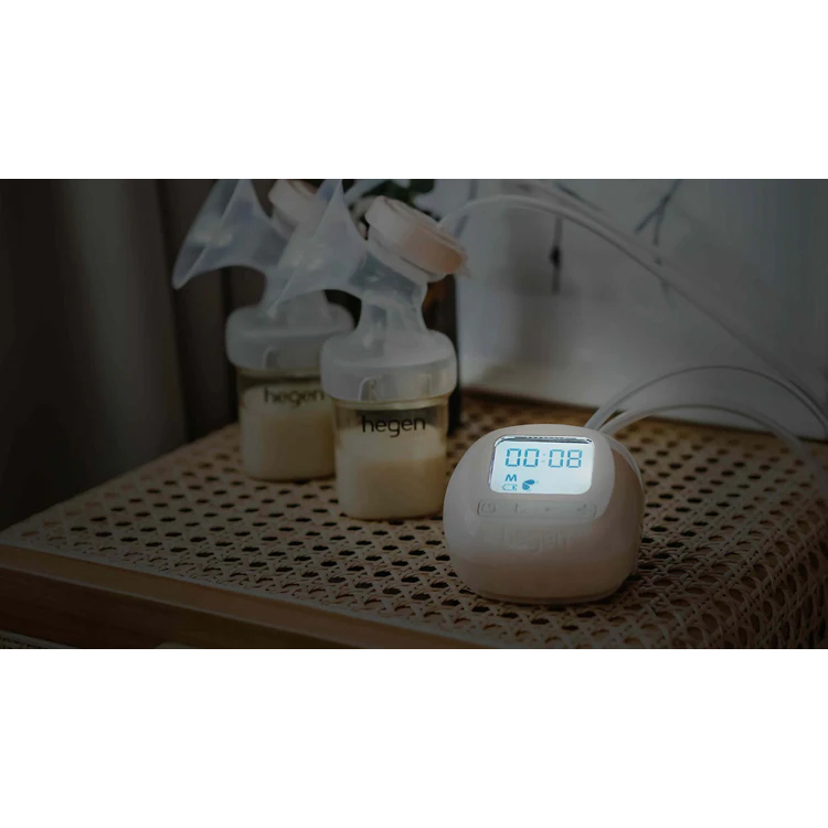 Hegen PCTO Double Electric Breast Pump Portable SoftSqround | Gift Set Breastpump Pompa Asi Eletrik
