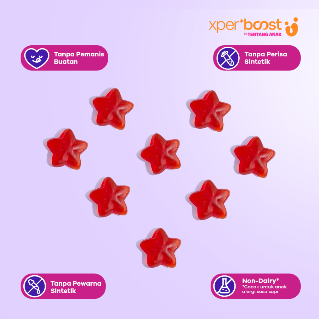 Expert Boost VitKids Multi Vitamin Gummy / Xpert Boost Multivitamin Anak