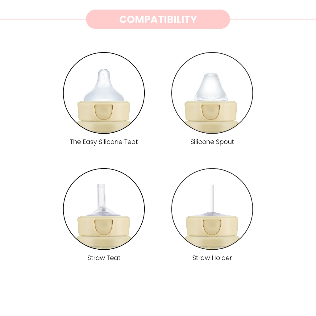 Grosmimi One Touch Cap / Tutup Botol