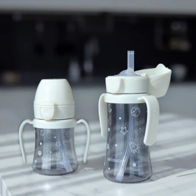 Grosmimi PPSU Straw Cup 300ml / Botol Minum Training Anak Bayi