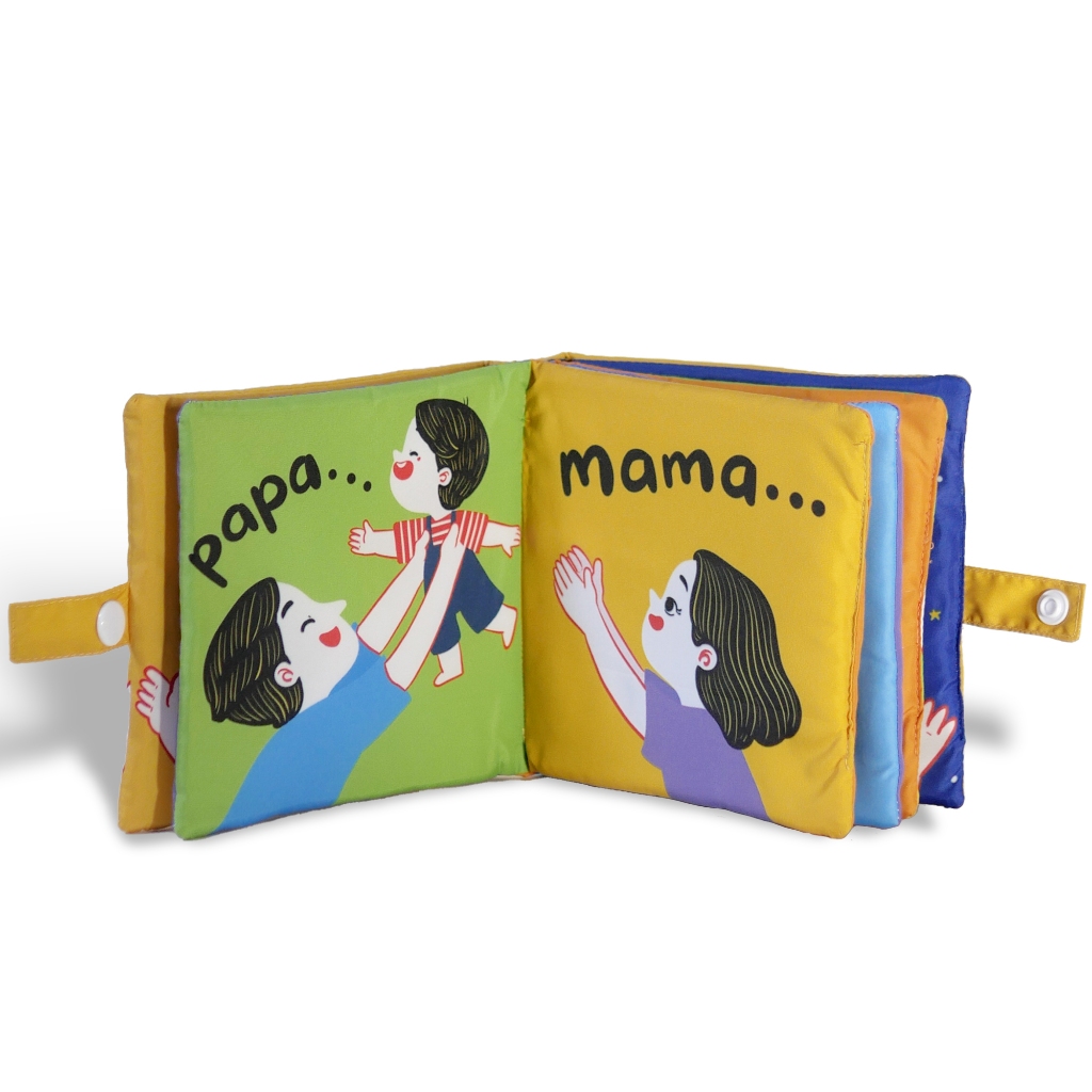 Tentang Anak Soft Book Lihat! Horeee! / Buku Tummy Time / Buku Stimulasi Anak Newborn 0-6 Bulan