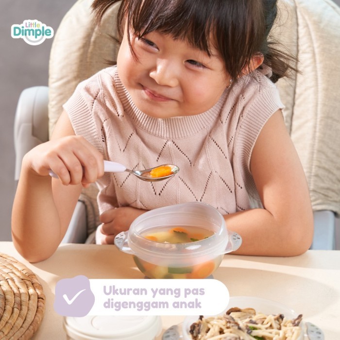 Little Dimple Tiny Grip Spoon / Sendok Makan Anak
