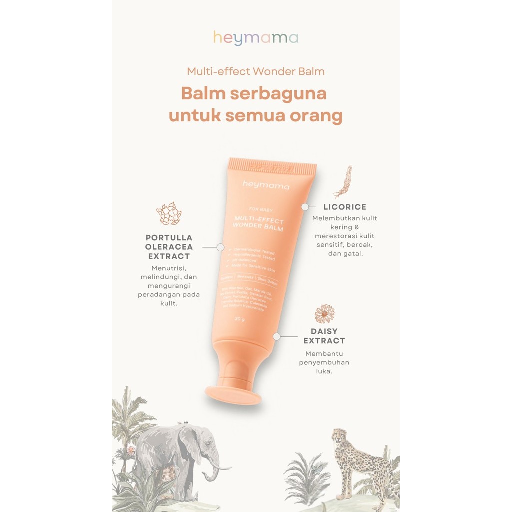 Heymama Multi Effect Wonder Balm / Balm Serbaguna Kulit Ruam