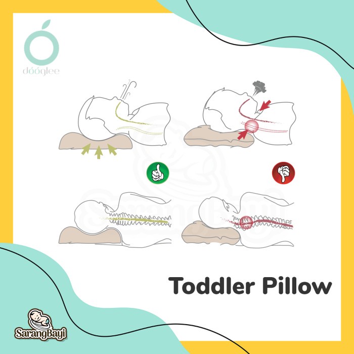 Dooglee Toddler Pillow
