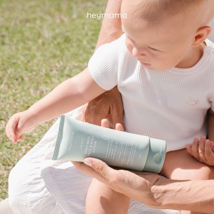 Heymama Daily Mild Face and Body Lotion / Losion Bayi Kulit Sensitif