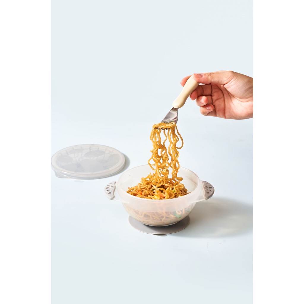 Little Dimple 3in1 Mess Free Bowl Set / Set Mangkuk Mangkok Makan Anak Bayi