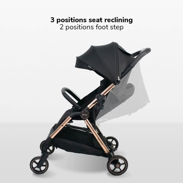 Hybrid Premium Gravity II Stroller Autofold Cabin Size / Kereta Dorong Bayi