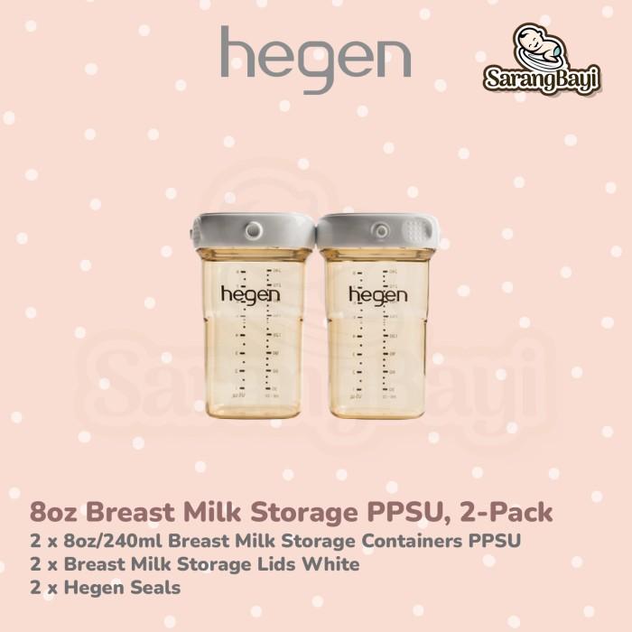 Hegen PCTO Breast Milk Storage PPSU 8oz 240ml Isi 2