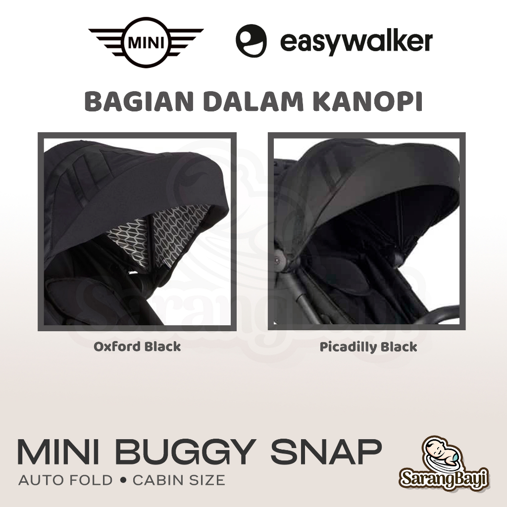 Easywalker Mini Buggy Snap Autofold Cabin Stroller