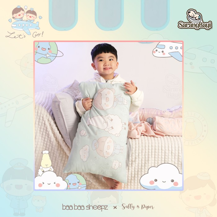 Baabaasheepz Sally Piper Head Pillow / Bantal Kepala Anak