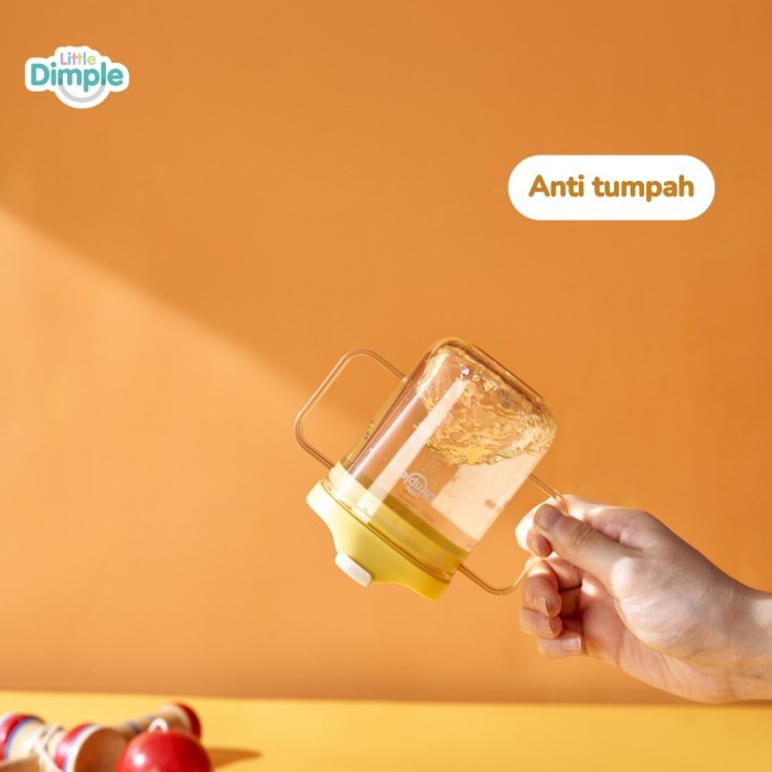 Little Dimple Toddler PPSU Training Cup / Botol Minum Training Anak
