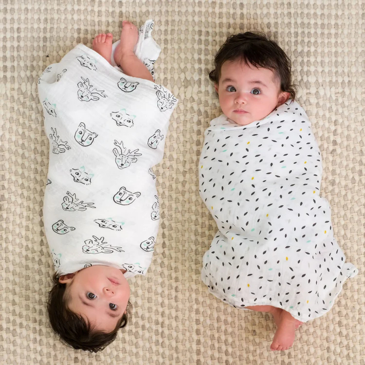 Aden + Anais Classic Muslin Cotton Muslin Swaddle Blankets / Bedong Bayi Premium