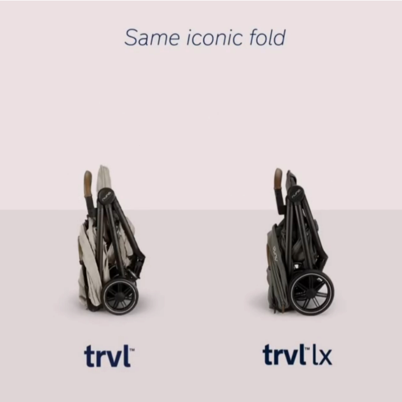 Nuna TRVL / TRVL LX Autofold Travel Stroller | Kereta Dorong Bayi