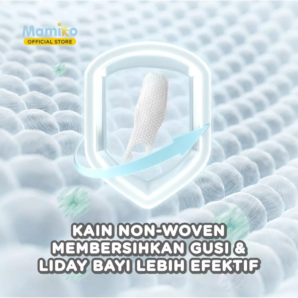 Mamiko Baby Finger Oral Wipes / Pembersih Lidah Bayi Disposable