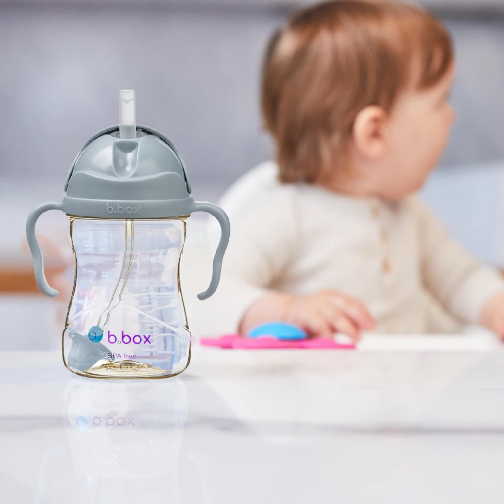 Bbox Sippy Cup PPSU / Weighted Straw Cup | Botol Minum Sedotan dengan Pemberat