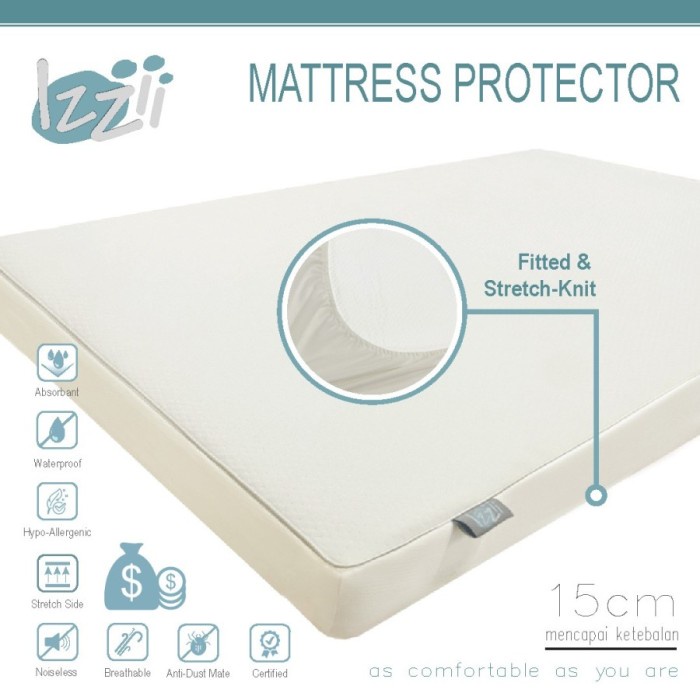 Izzii Baby Mattress Protector Size 87 x 52 cm