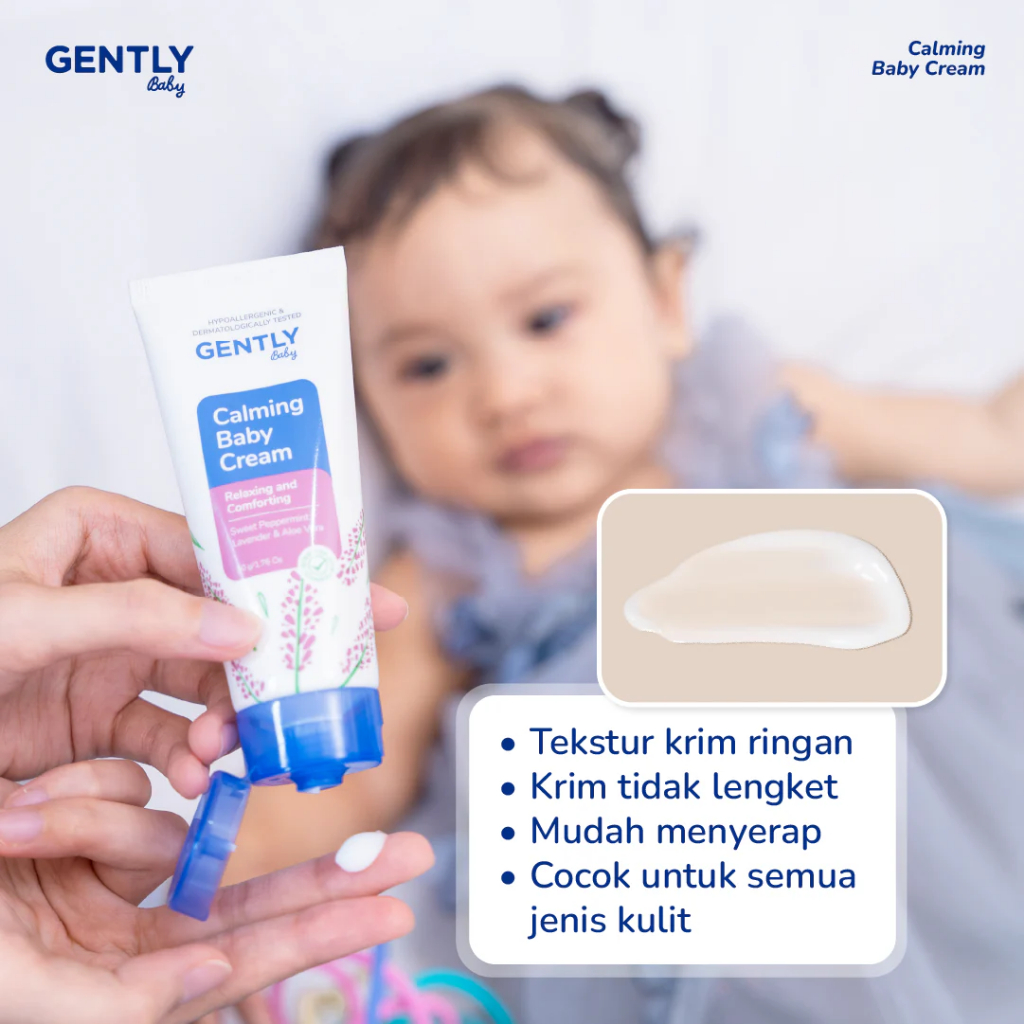 Gently Baby Calming Baby Cream | Krim Anak Bayi Newborn