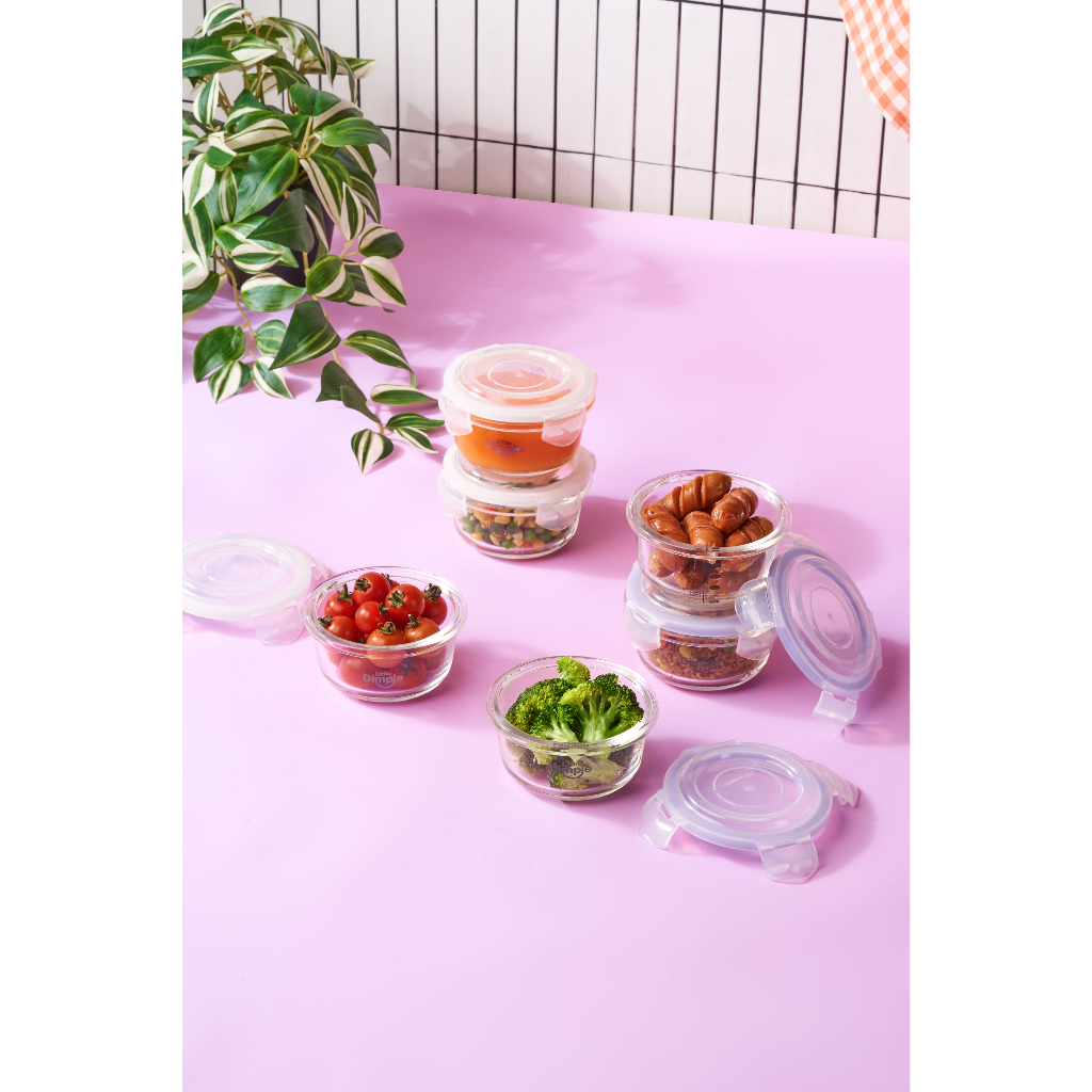 Little Dimple Baby Food Container 240ml Mpasi Baby Snack Container